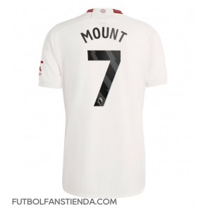 Manchester United Mason Mount #7 Tercera Equipación 2023-24 Manga Corta
